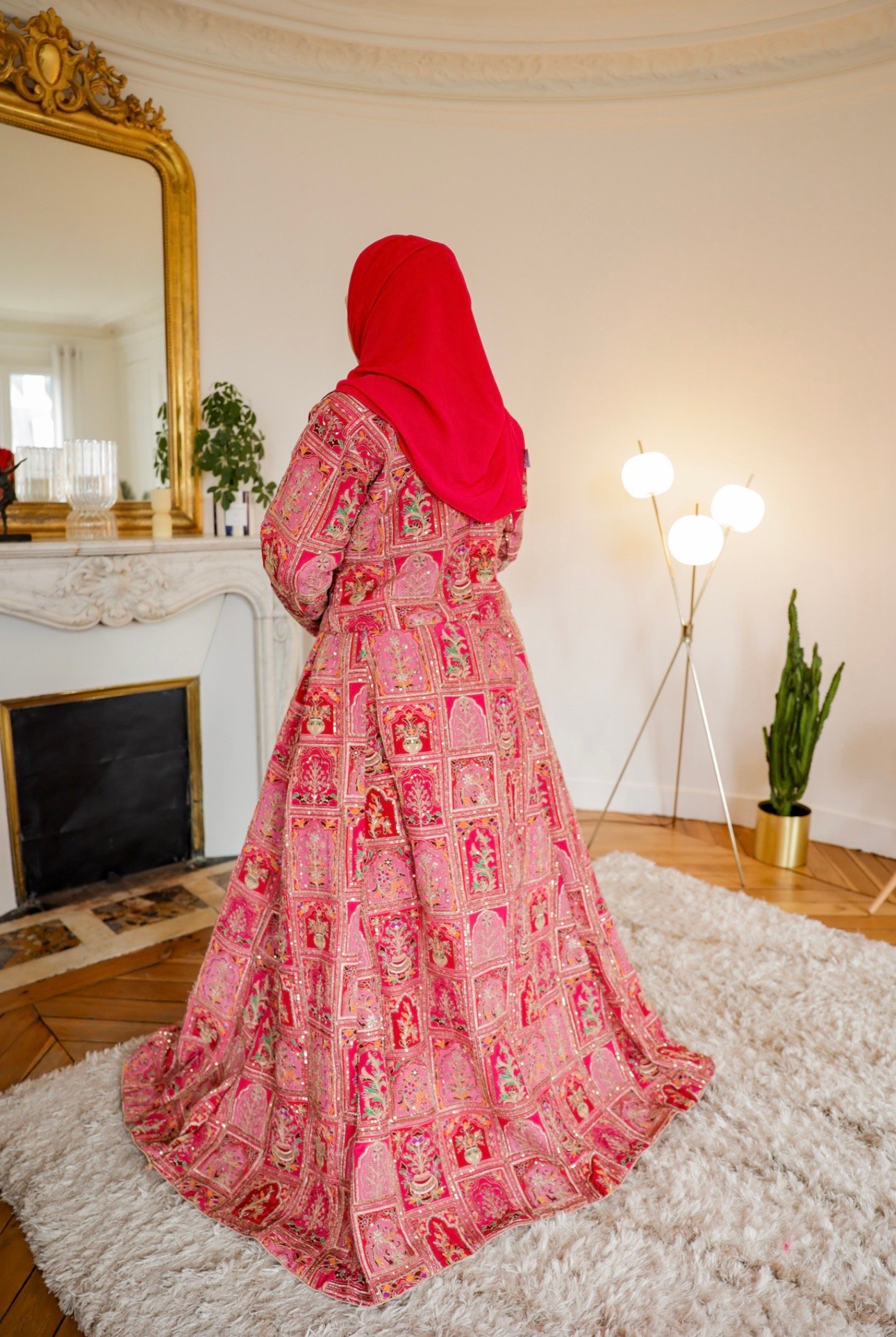 Lehenga rose